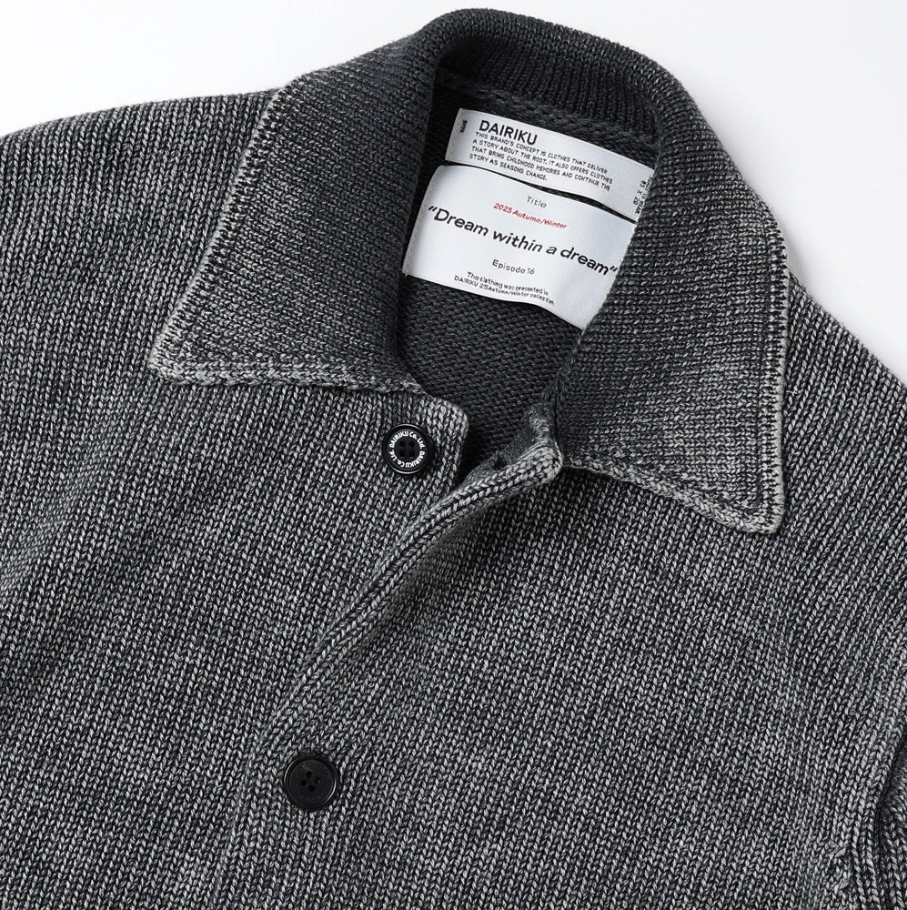 DAIRIKU(ダイリク)Vintage Dyed Knit Jacket (25AW K5) | DAIRIKU