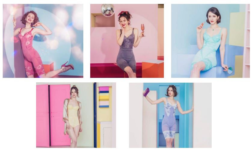 補整下着「フラワージェンヌ コレクション2025」 優れた補整力でボディ