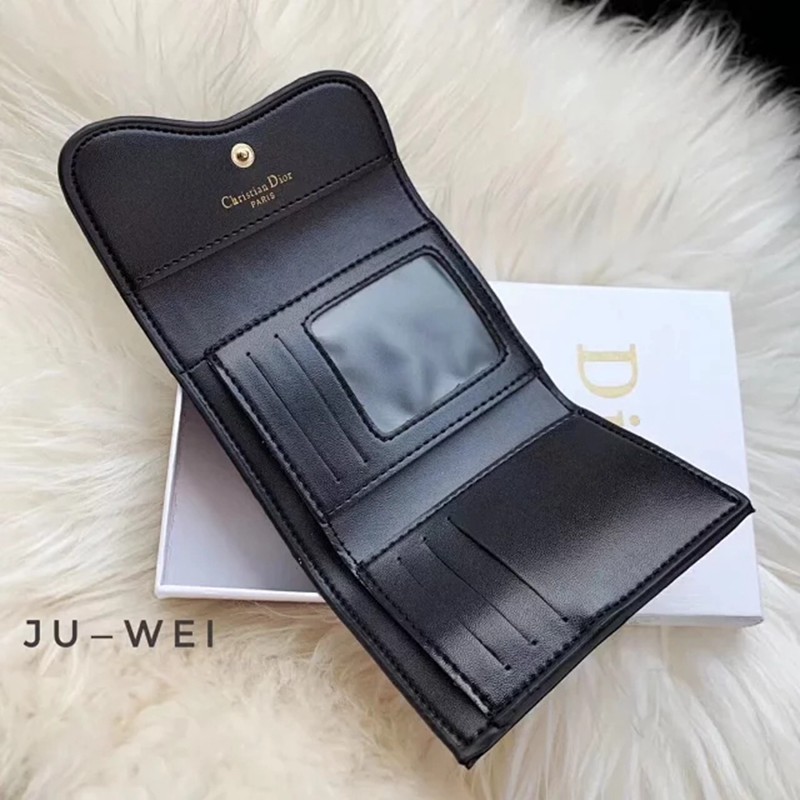 クリスチャンディオール トロッター 三つ折り財布 オブリーク サドル D