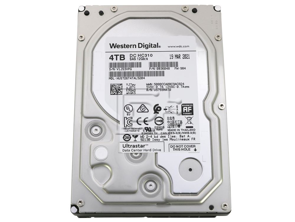 Western Digital / HGST / Hitachi Ultrastar 7K6 0B36048