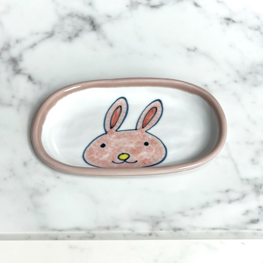 なかよし・うさぎ 楕円小皿 - お買い物｜日本最大級の箸の通販サイト