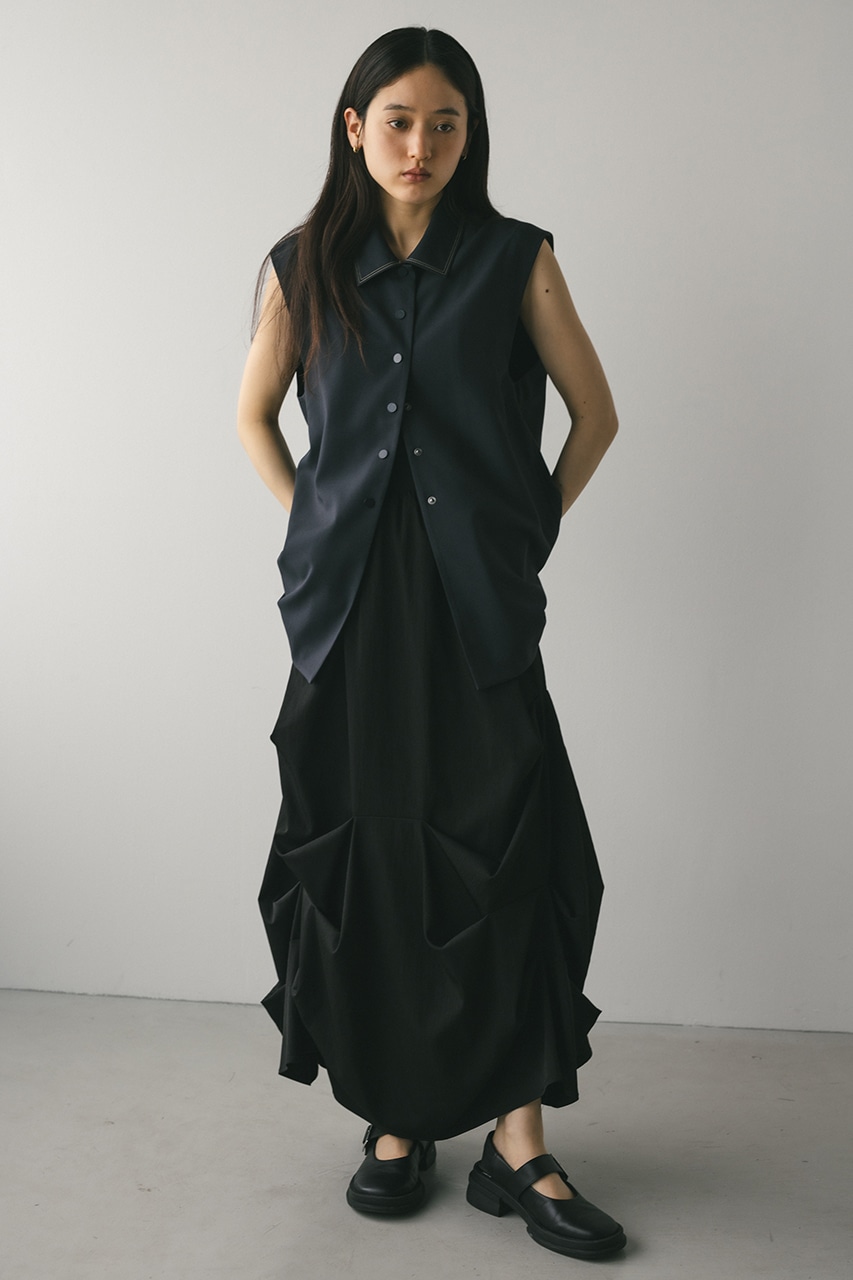 STYLEMIXER | ランダムタッキングスカート (スカート(ロング) ) |SHEL