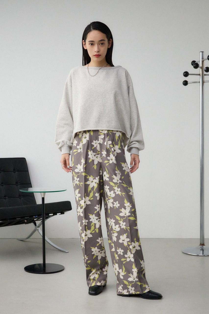 AZUL BY MOUSSY | フラワープリントイージーワイドパンツ (パンツ