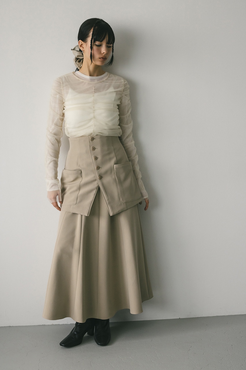 STYLEMIXER | ハイウエストフレアスカート (スカート(ロング) ) |SHEL