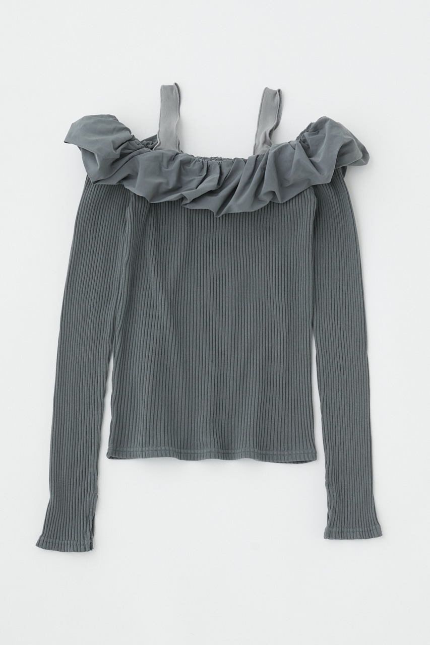 MOUSSY | PUFF SHOULDER トップス (Tシャツ・カットソー(長袖) ) |SHEL