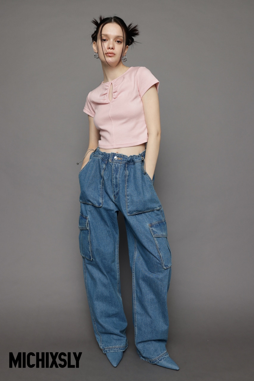 SLY | 【完全受注生産】MICHI x SLY ADJUST WAIST CARGO-B (ワイド