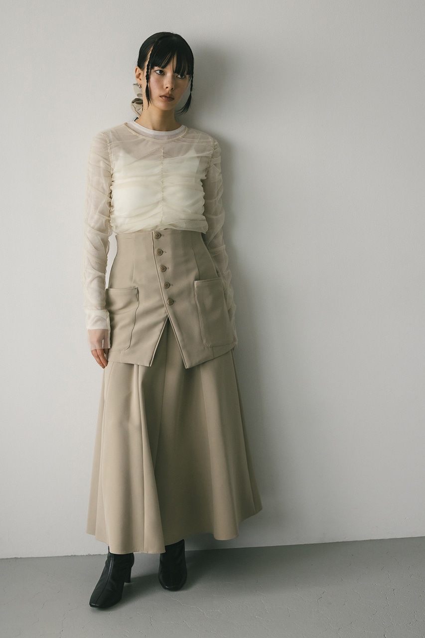 STYLEMIXER | ハイウエストフレアスカート (スカート(ロング) ) |SHEL