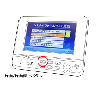 ワイヤレスカメラ＆モニター（CMS-7001） | 商品情報 | ELPA 朝日電器