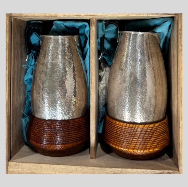 金谷五良三郎 純銀槌目酒器 | 買取実績 | 骨董品買取専門の古美術永澤