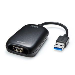 訳あり 新品】ディスプレイアダプター（USB-HDMI・4K対応・USB・HDMI