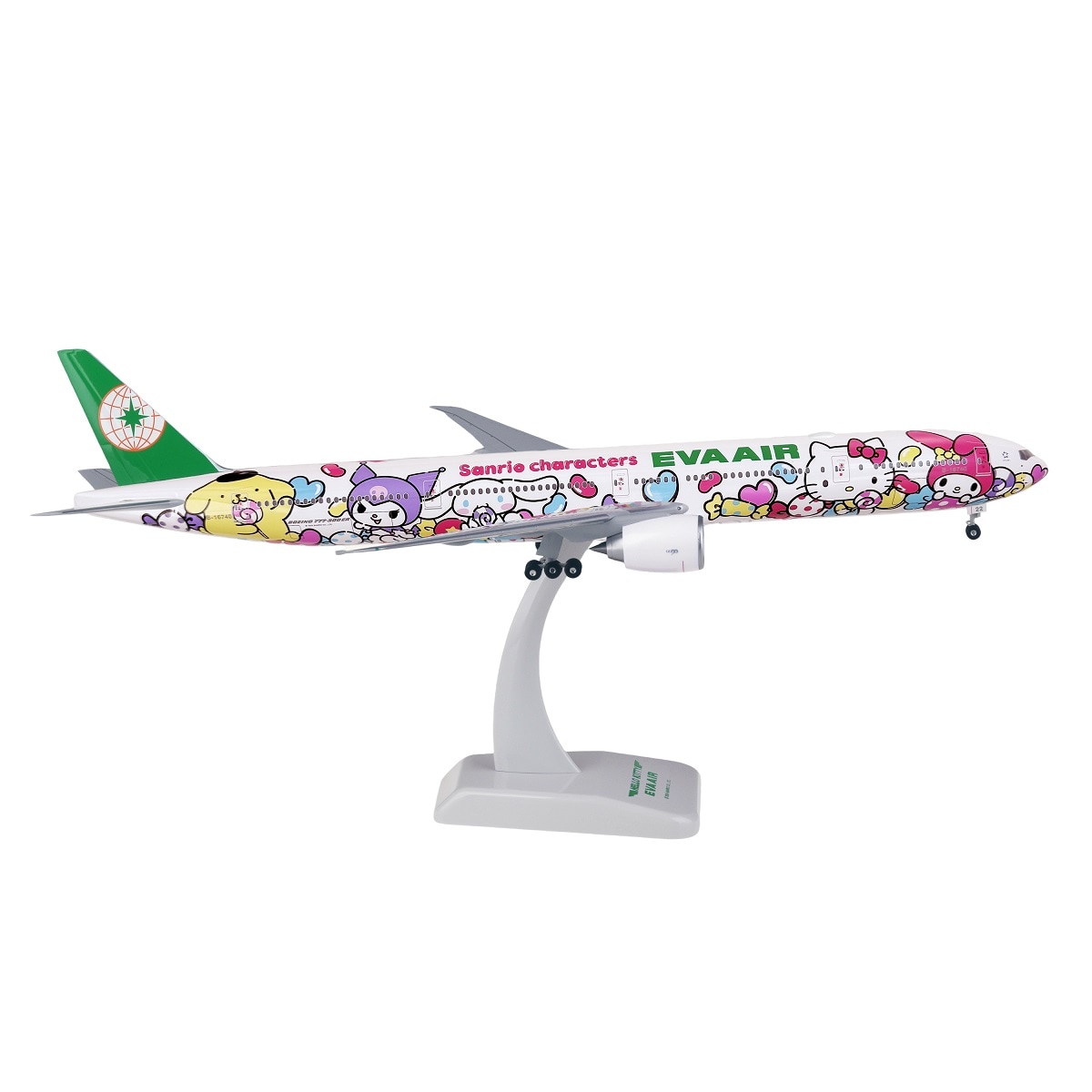 EVA AIR B777-300ER Sanrio Lolly Jet 1:200 Aircraft Model｜EVA SKY SHOP