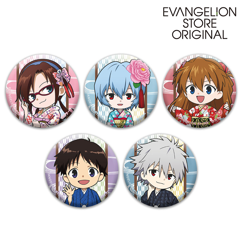 新品未使用カヲル展 グリッターキャラバッジ 缶バッジ 2BOXセット