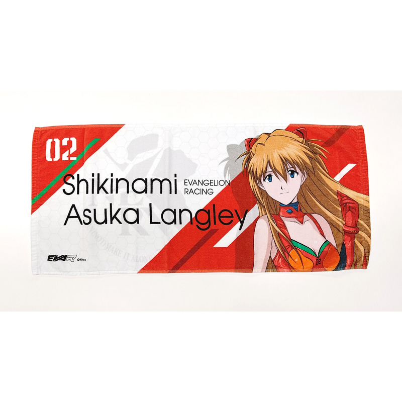 EVA RACING フェイスタオル/アスカ: グッズ・雑貨類・食品