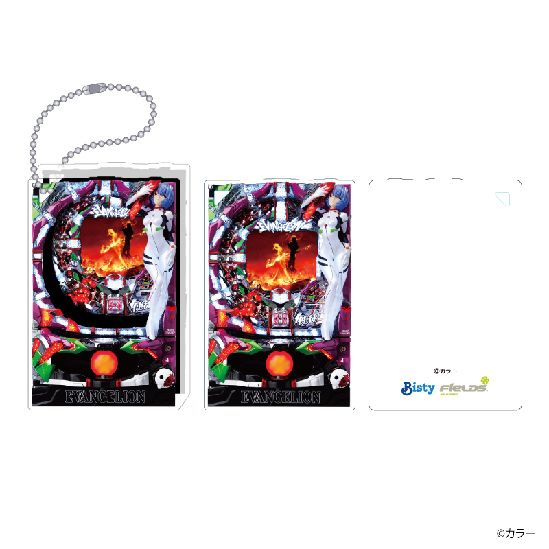 CR新世紀エヴァンゲリオン】アクリルブロックキーホルダー（ムービック