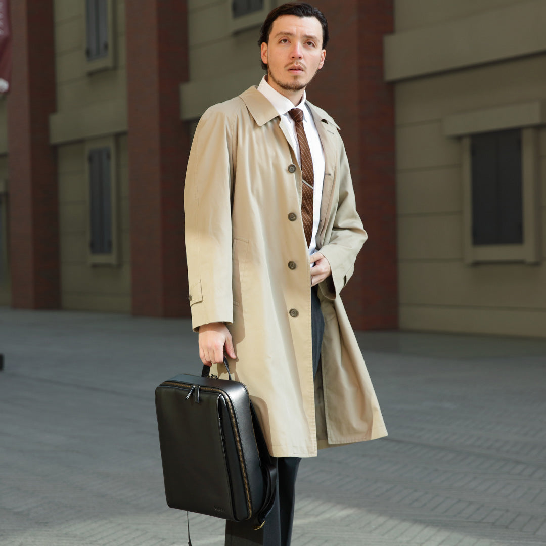 Evoon マルチビジネスリュックレザーMini・容量13L【3営業日以内に発送】