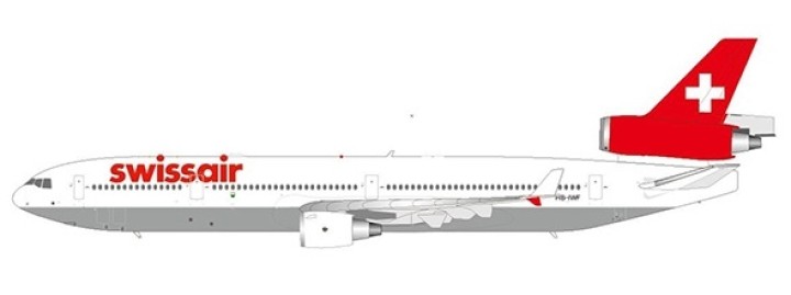 Swiss Air MD-11 final livery HB-IWF stand JC wings LH2SWR125 scale