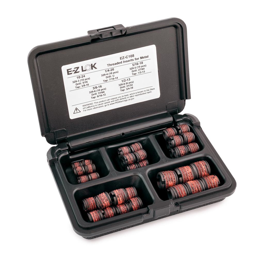 E-Z LOK™ Threaded Insert Assortment Kit - 10-24 to 1/2-13