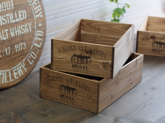 ワインボックス木箱モーゼル（クラシック）の通販・販売 － 木製雑貨の