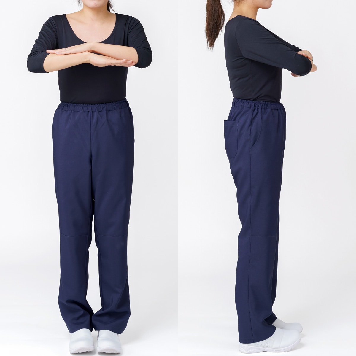 6023SC ひざ三重パンツ｜医療用白衣・介護ユニフォーム・事務服の