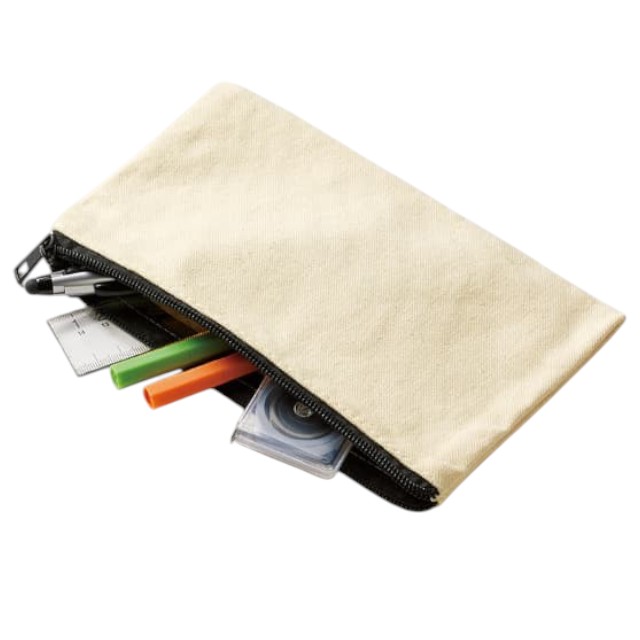キャンバスフラットポーチ（S）[MARKLESS STYLE TR-0822]｜オリジナル