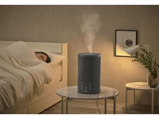 アイリスオーヤマ 上給水ハイブリッド加湿器 550ml グレー 通販