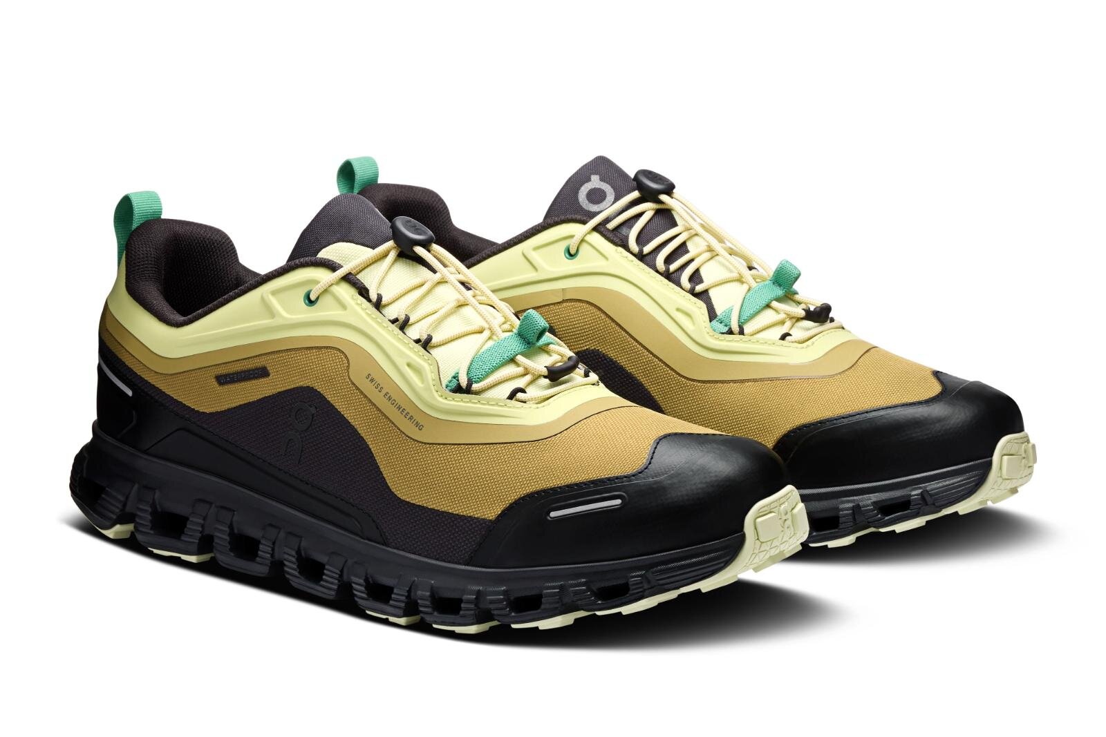 オン“地形図”着想の防水スニーカー「クラウド 6 ジオ」層が重なる