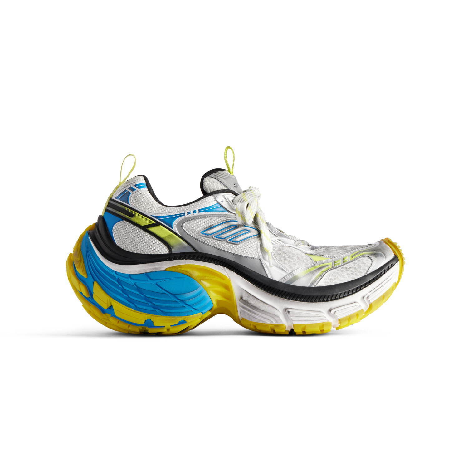 バレンシアガ「10XL」スニーカー、軽量極厚ソール×スポーティーな“B