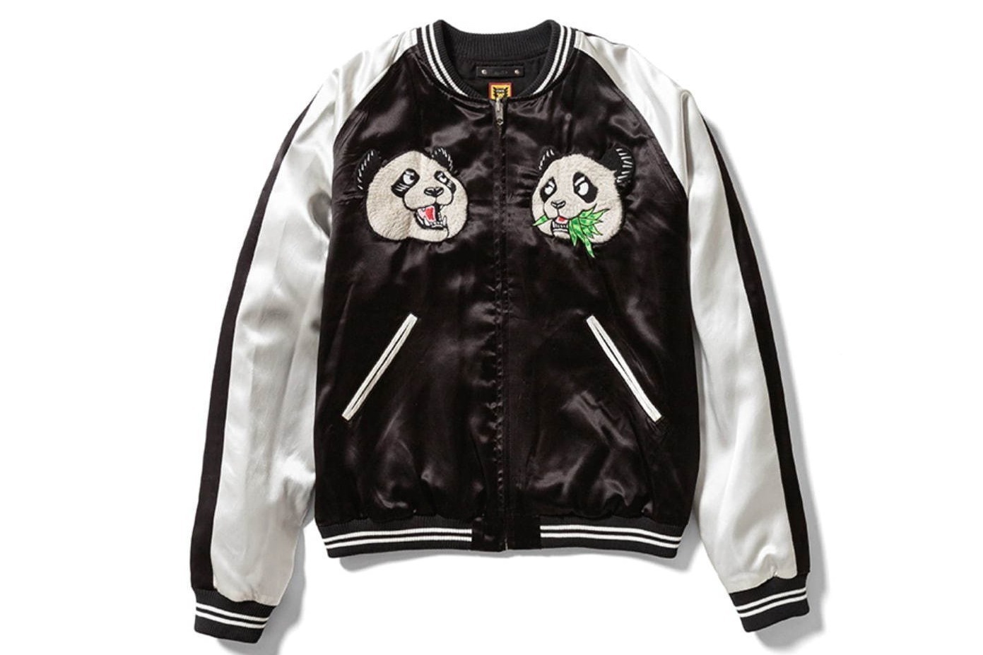 マインデニム×ヒューマンメイド“パンダ刺繍”のスカジャン、デニムの