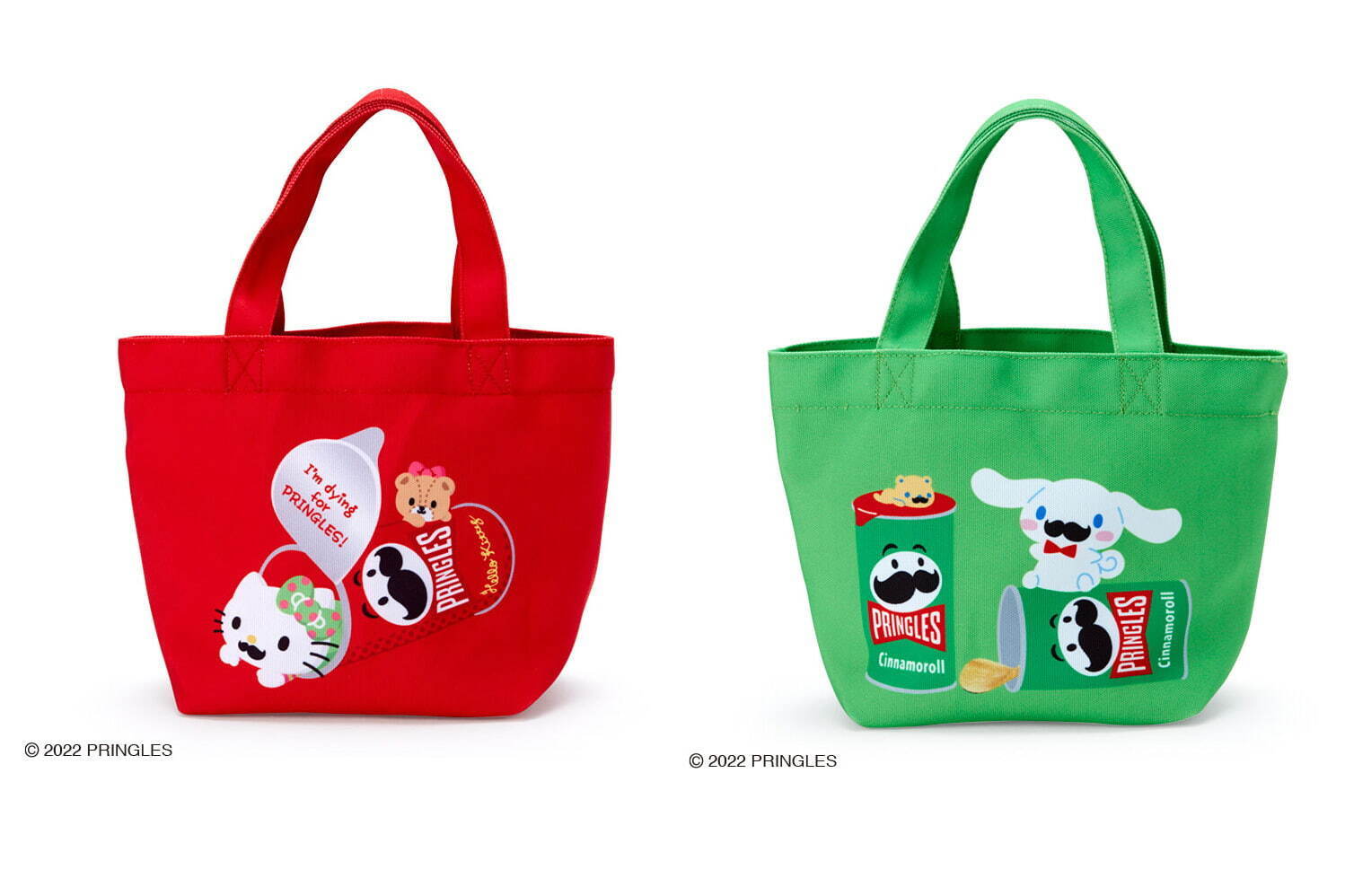 サンリオ×プリングルズ“ヒゲ付き”ハローキティ＆シナモロール雑貨と