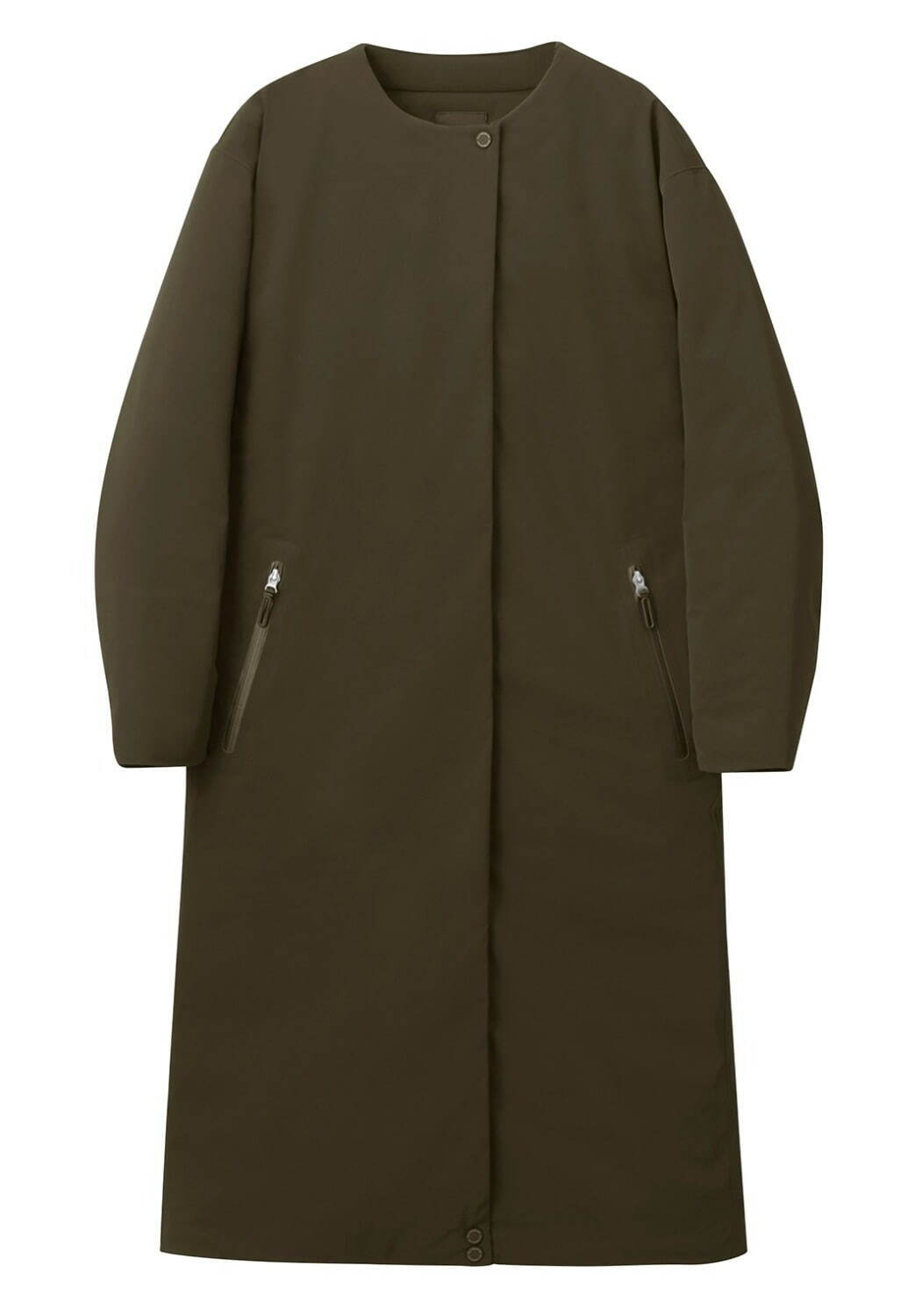 デサント「水沢ダウン」女性向けの新作、初の“ノーカラー”仕様