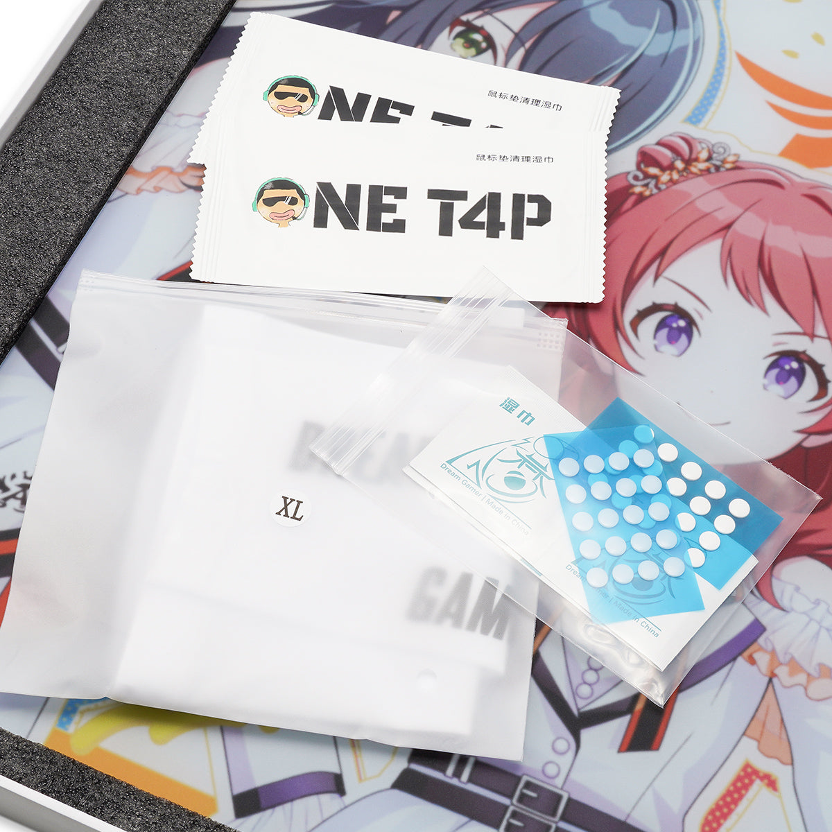 ふもコレ × 学園アイドルマスター ガラスマウスパッド【他商品との同梱