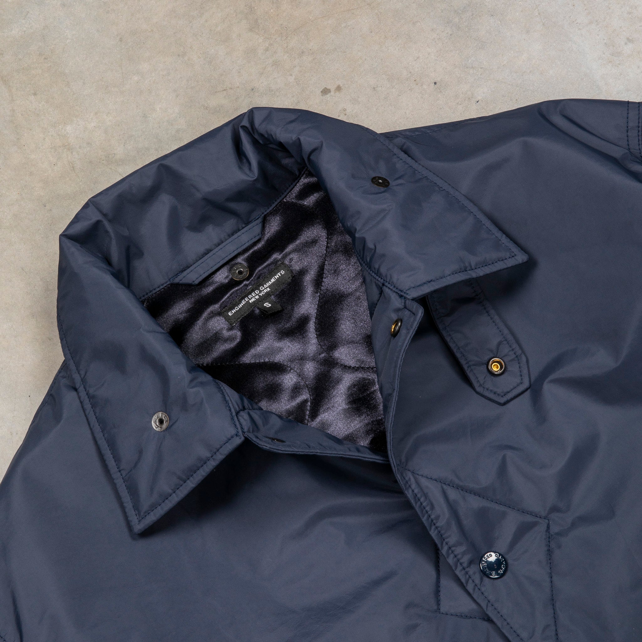 Engineered Garments Wind Breaker 3L Nylon Navy – Frans Boone Store