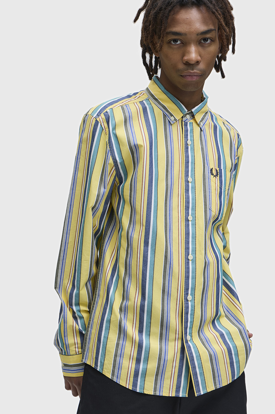 Relaxed Stripe Shirt(S 26A：LEMON BARLEY): | FRED PERRY JAPAN