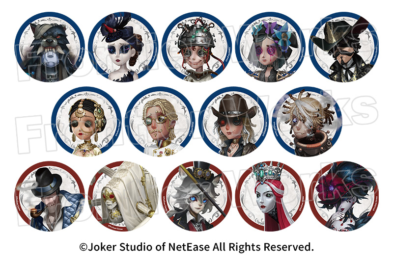 Identity V ＜RE:シリーズ＞ トレーディング缶バッジ 設定画collection