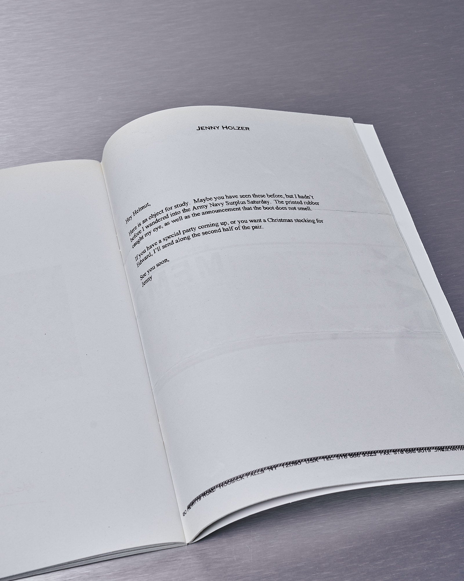 Helmut Lang Purple Book Selective Memory Series - KOT-J