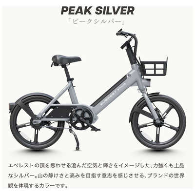 EVERESTXING 電動アシスト自転車 CITY Plus リアチャイルドシート
