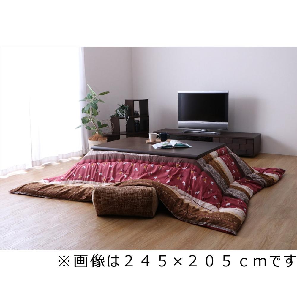 イケヒコ こたつ掛布団 こよみ ローズ 大判長方形 約315×205cm