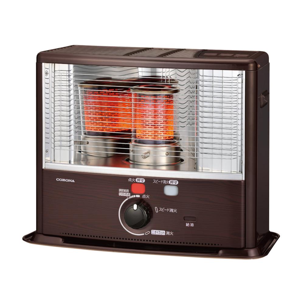コロナ 反射型 石油ストーブ 木造6畳 ブラウン KCP－2224Y