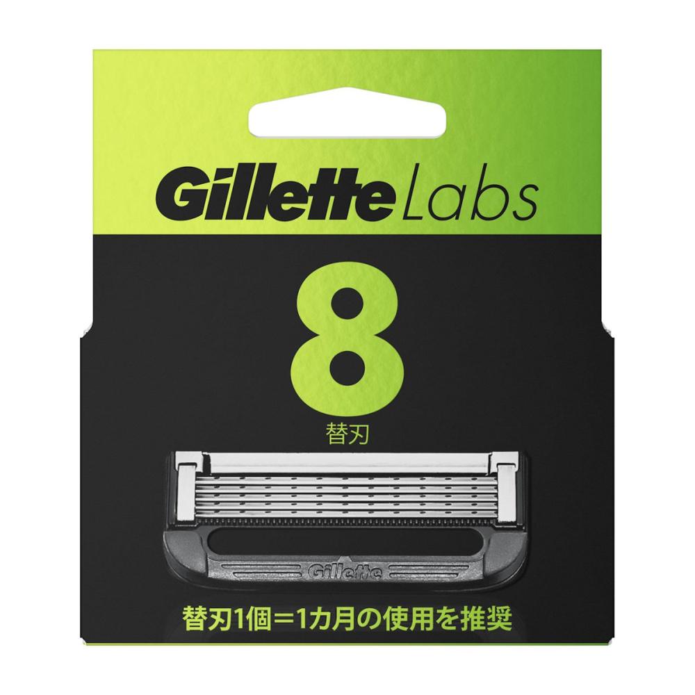 P＆G ジレット ジレットラボ 角質除去バー搭載 替刃 8個入り の通販