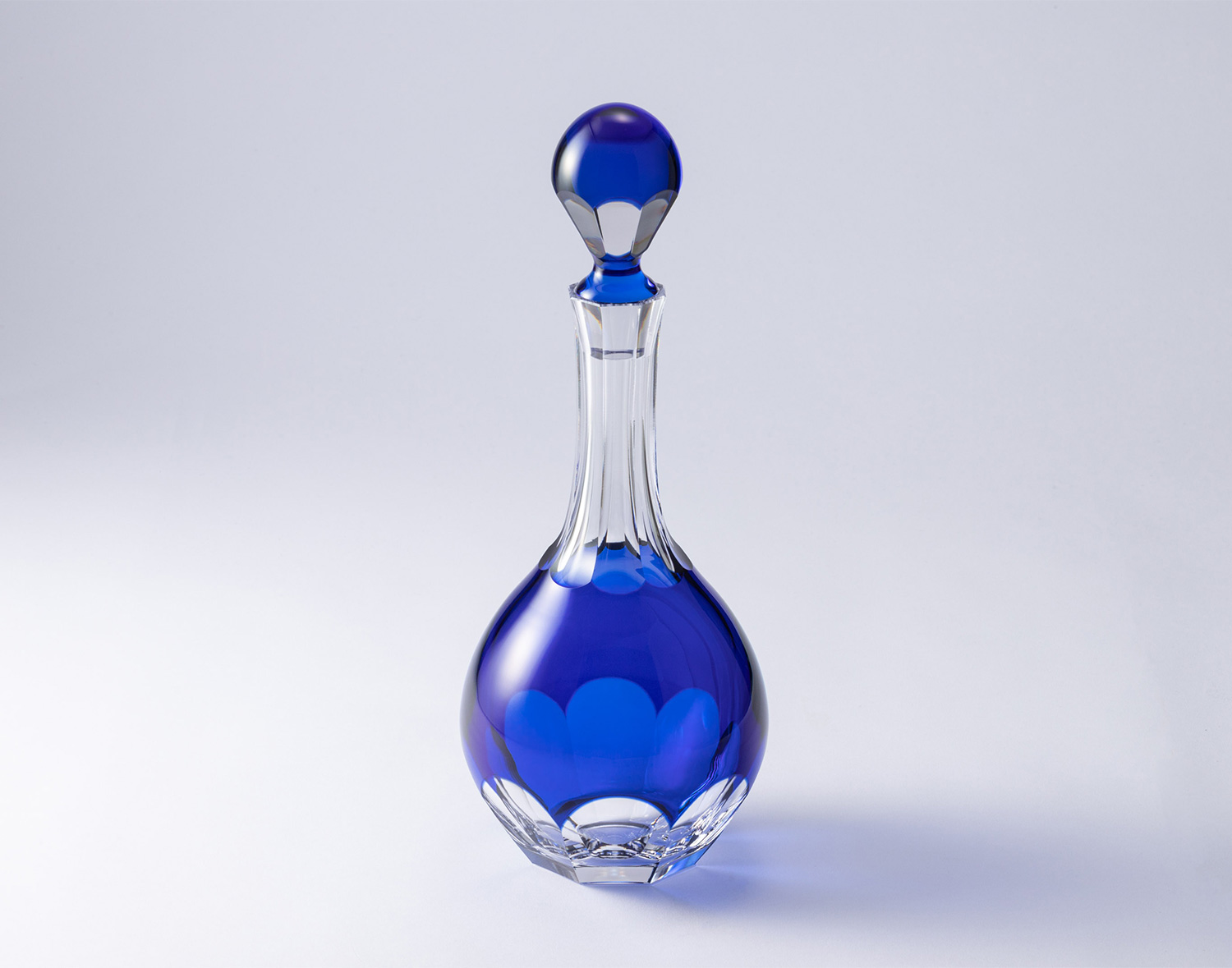 ロイヤルブルー デキャンター | カガミクリスタル