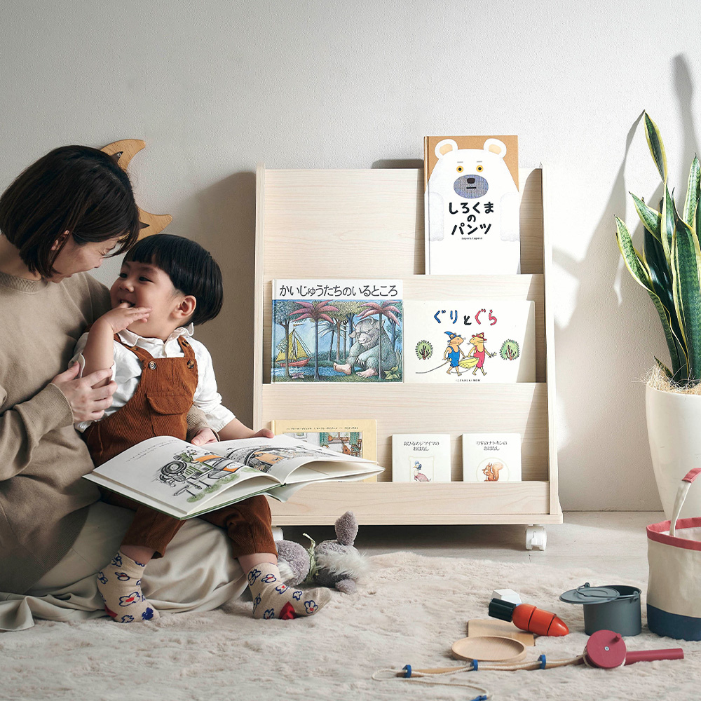 絵本ラック Kolmio(コルミオ) 幅60cm 2色対応の通販情報 - 家具通販の