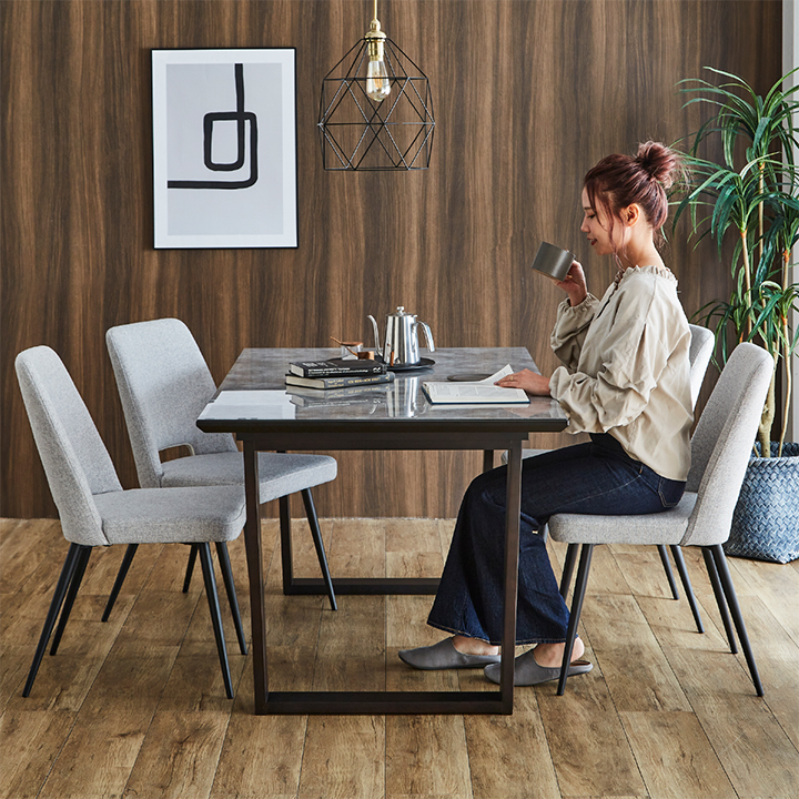 ガラス天板の長方形テーブル 不二貿易（Fuji Boeki） ローテーブル 幅