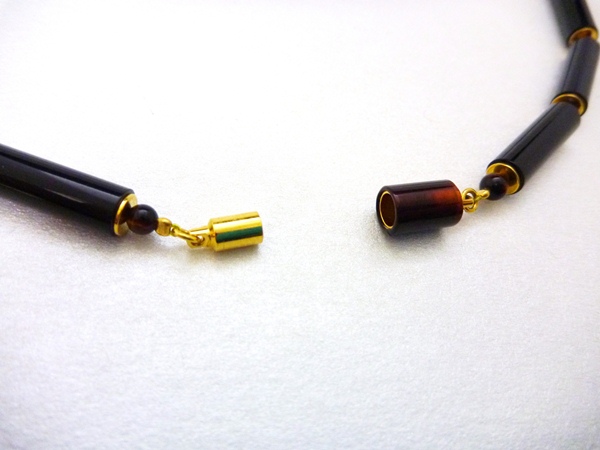 べっ甲螺鈿金蒔絵ネックレス2012 | べっ甲かんざし・髪飾り・和装小物