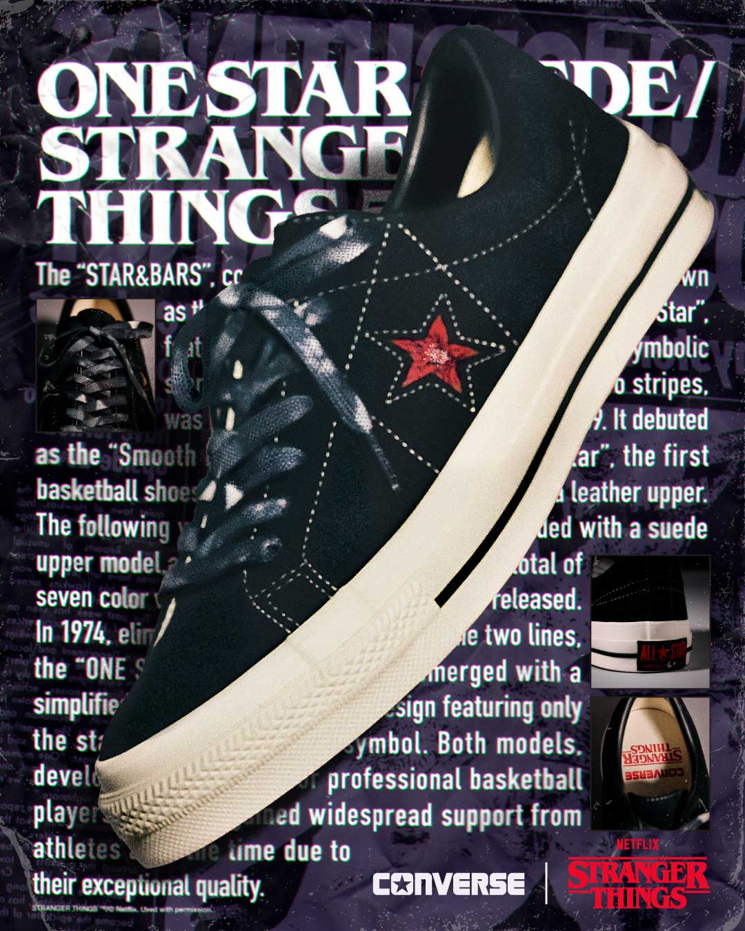 CONVERSE ONE STAR SUEDE / STRANGER THINGS 5 – KICKS LAB.