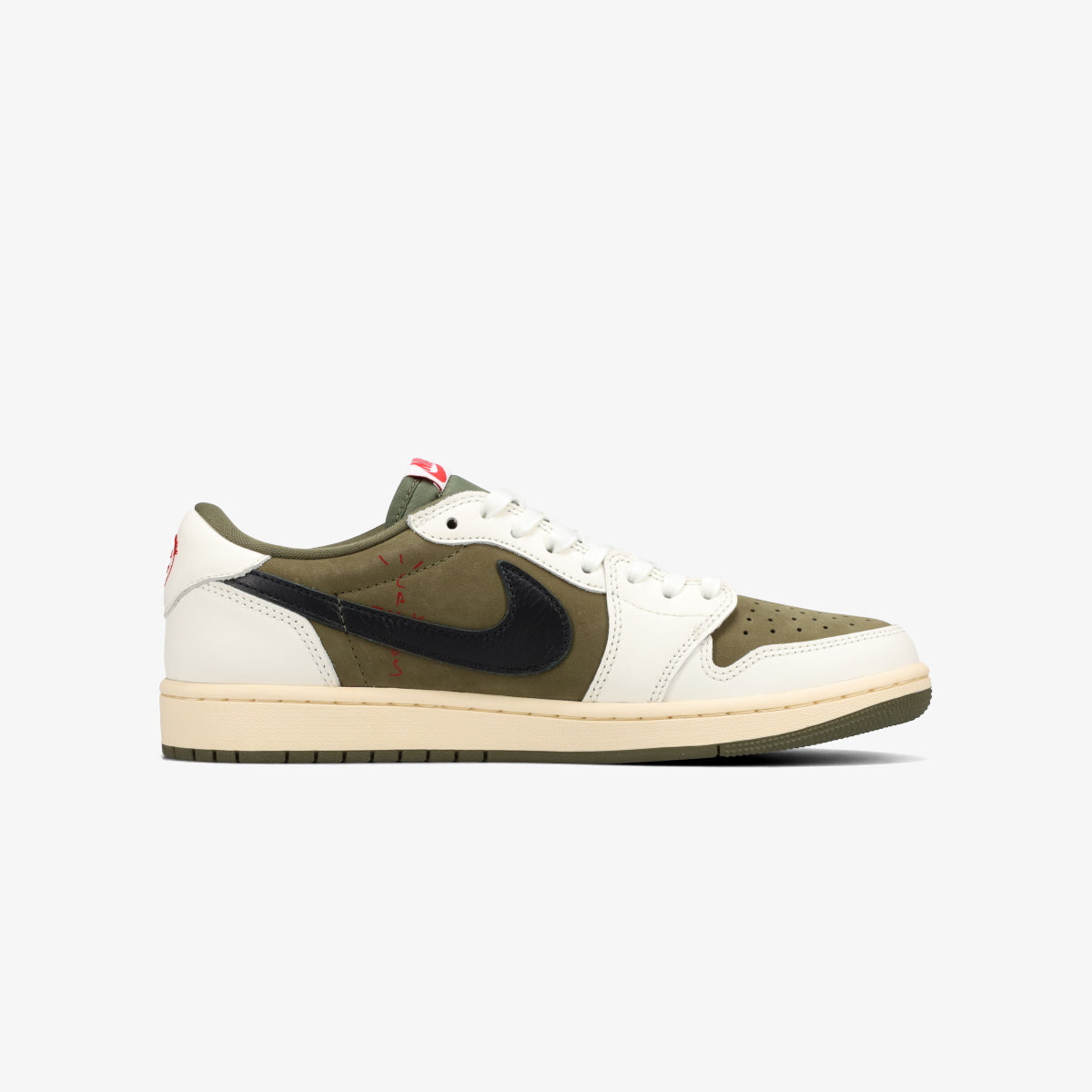 NIKE AIR JORDAN 1 LOW OG SP ×TRAVIS SCOTT -REVERSE OLIVE- – KICKS LAB.
