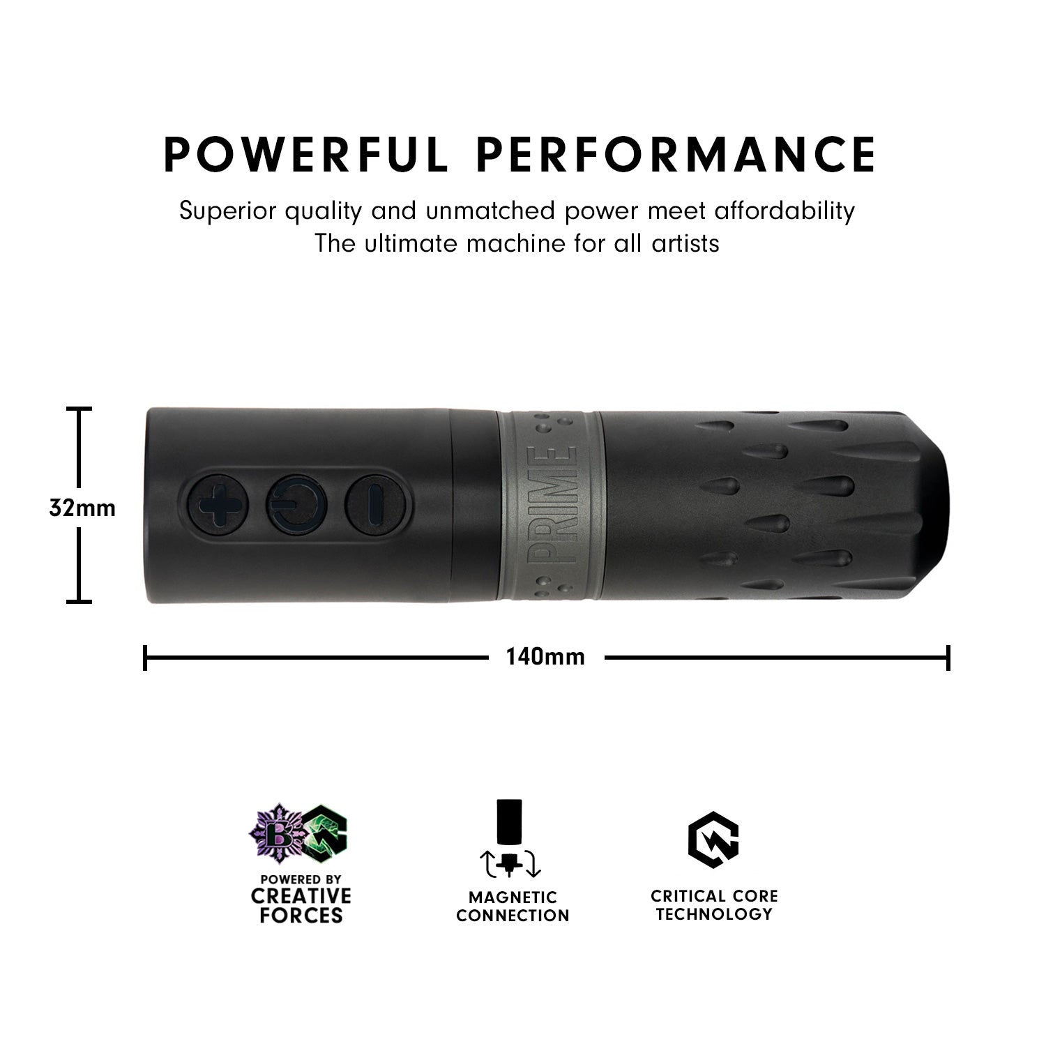 PRIME x Critical Pen Wireless Tattoo Machine