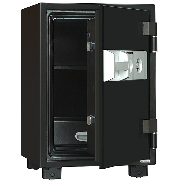 ダイヤセーフ Diamond Safe 耐火金庫＜2キー・シリンダー錠＞ブラック