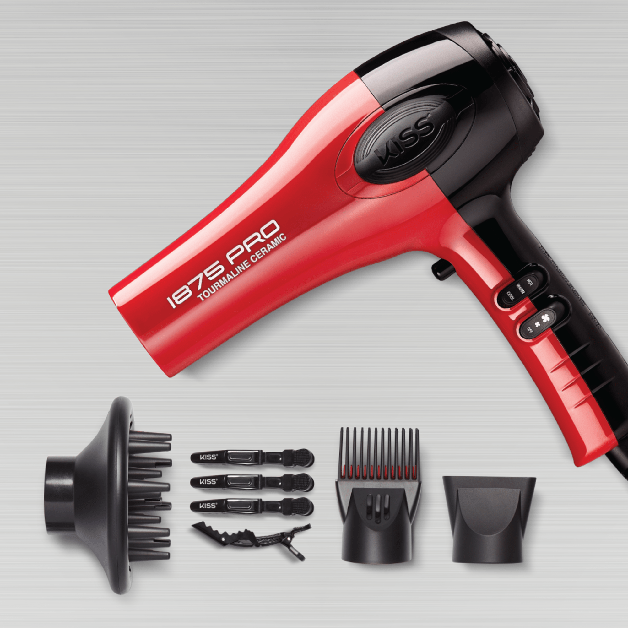 1875 Pro Tourmaline Ceramic Dryer – KISS USA