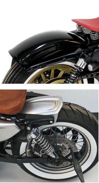 スポーツスターのフェンダーのカスタム - ハーレーカスタムガイド