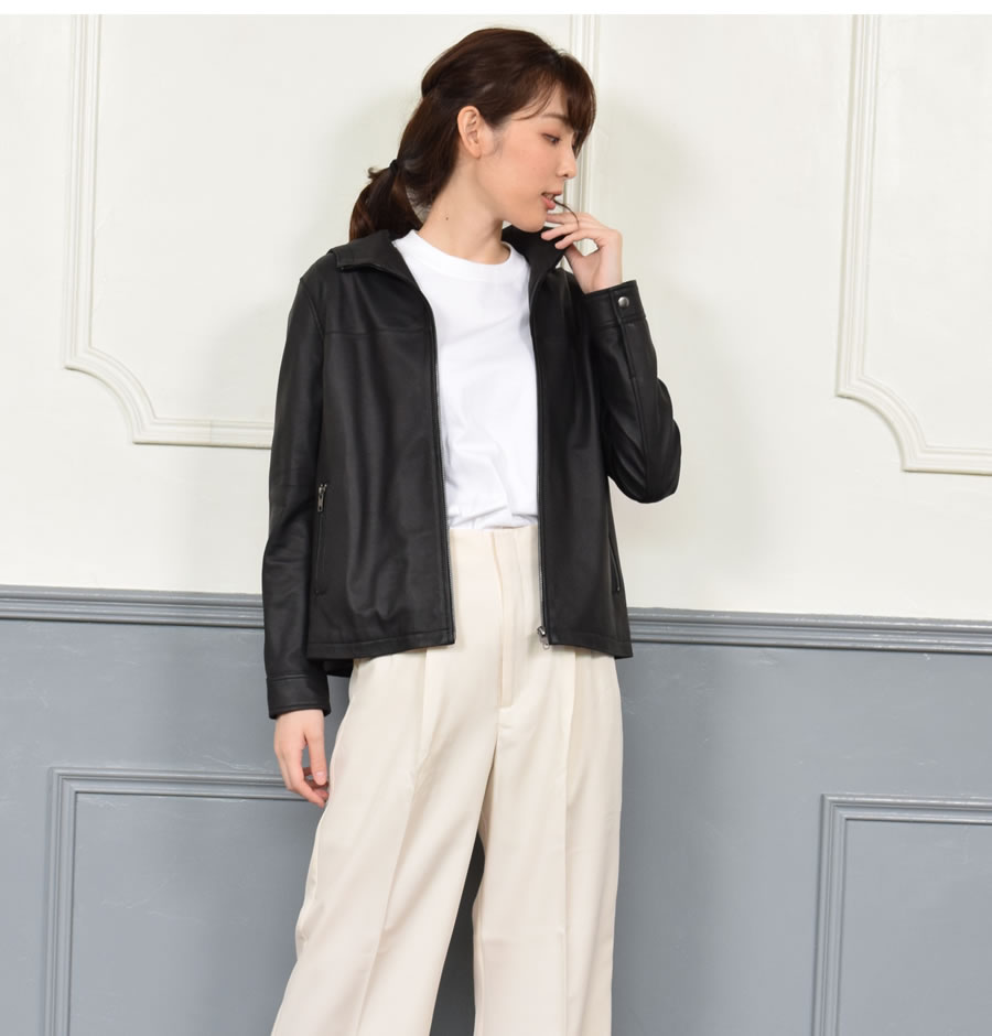 20%OFF 会員価格適用外】[Merfirge]ラム レザー ジャケット フード付